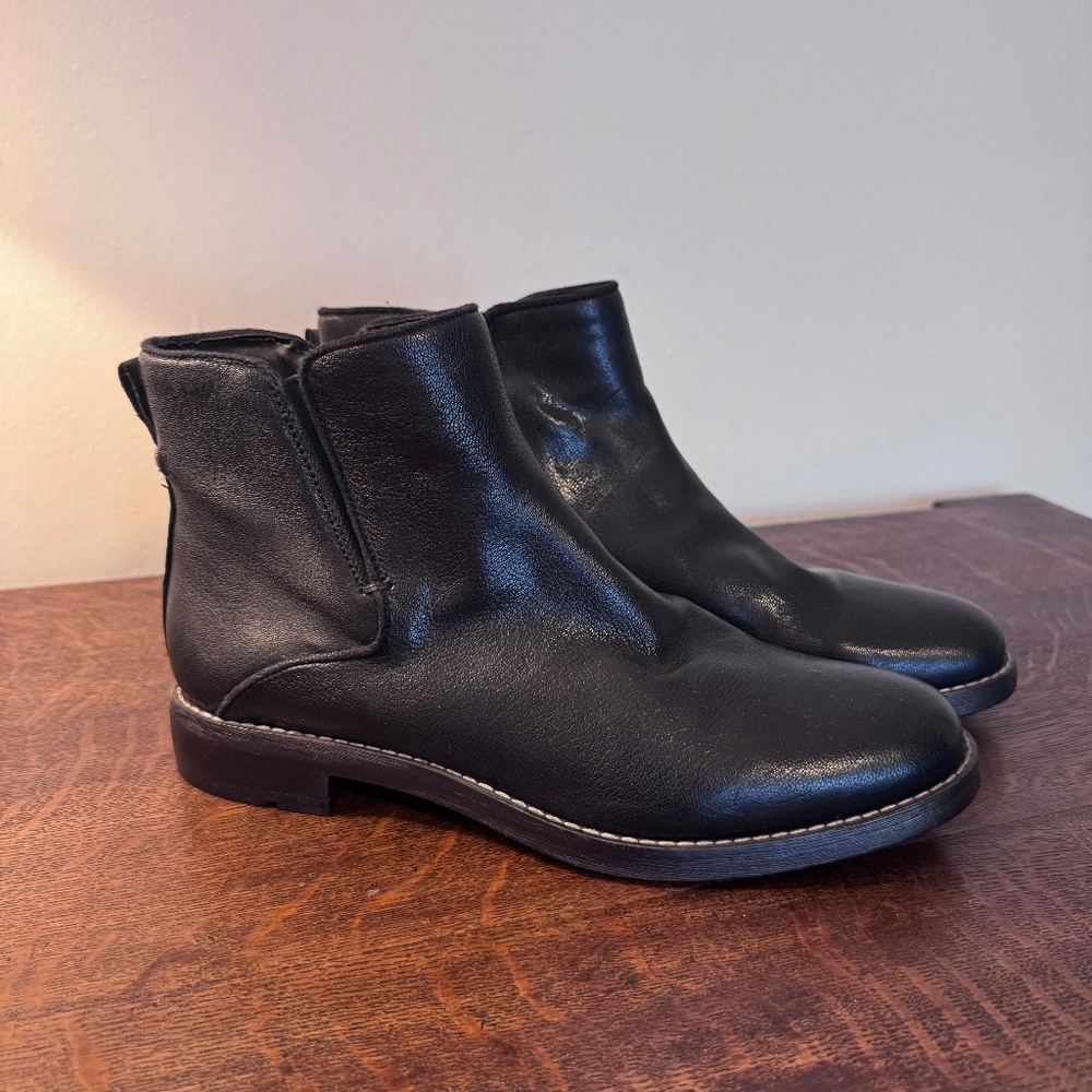 Franco Sarto Leather Marcus Boots- Size 8.5